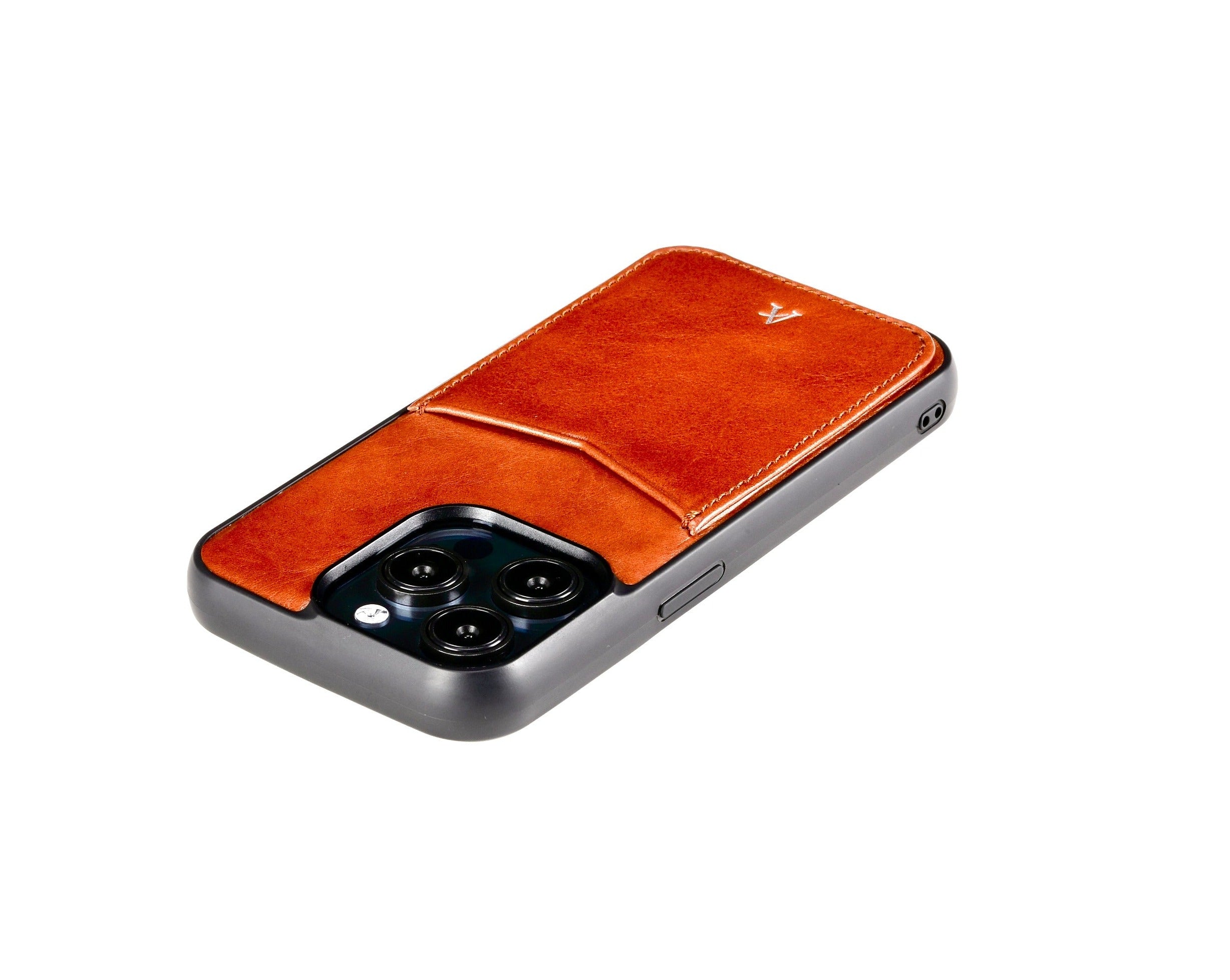 Leather Card Holder Case for iPhone 15 Pro Ultra Protective - Affluent