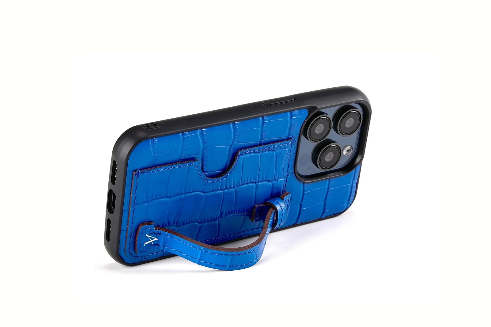 The Leather Card Holder Finger Loop Case