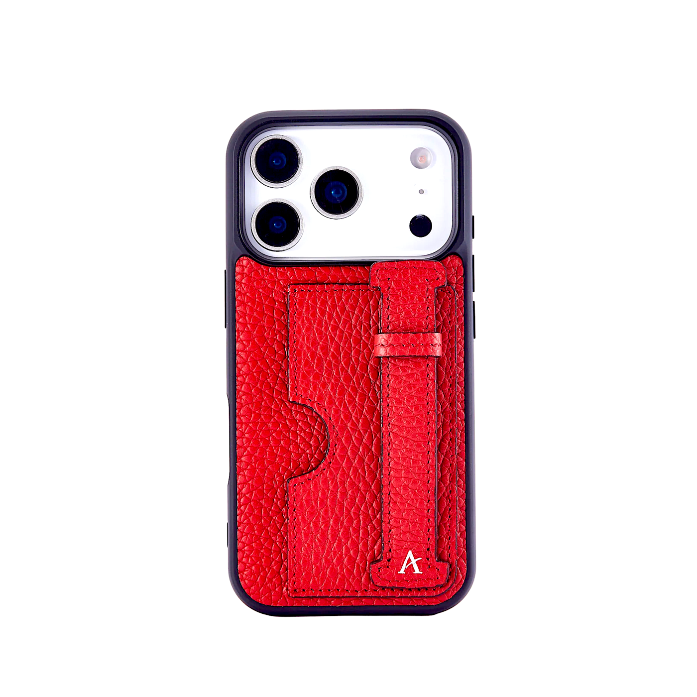 The Leather Card Holder Finger Loop Case