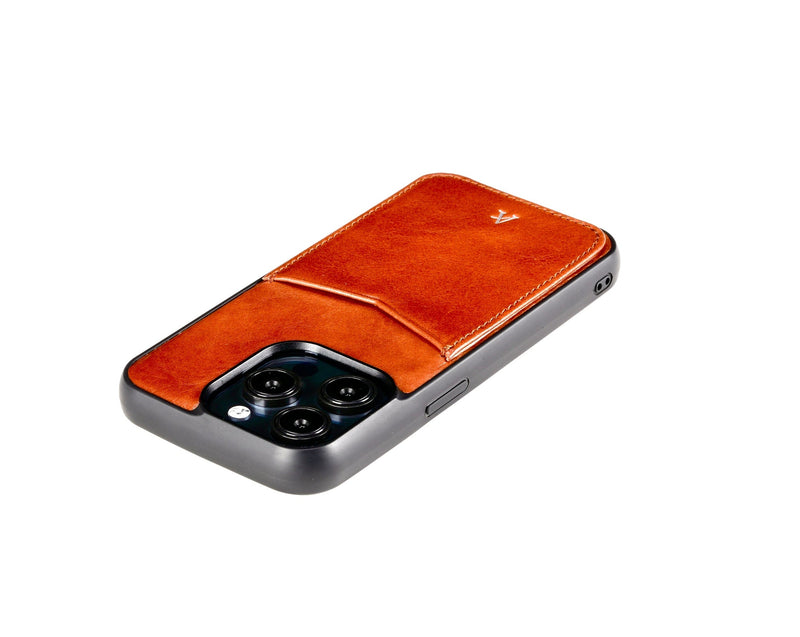 Leather Card Holder Case for iPhone 15 Pro Max Ultra Protective - Affluent