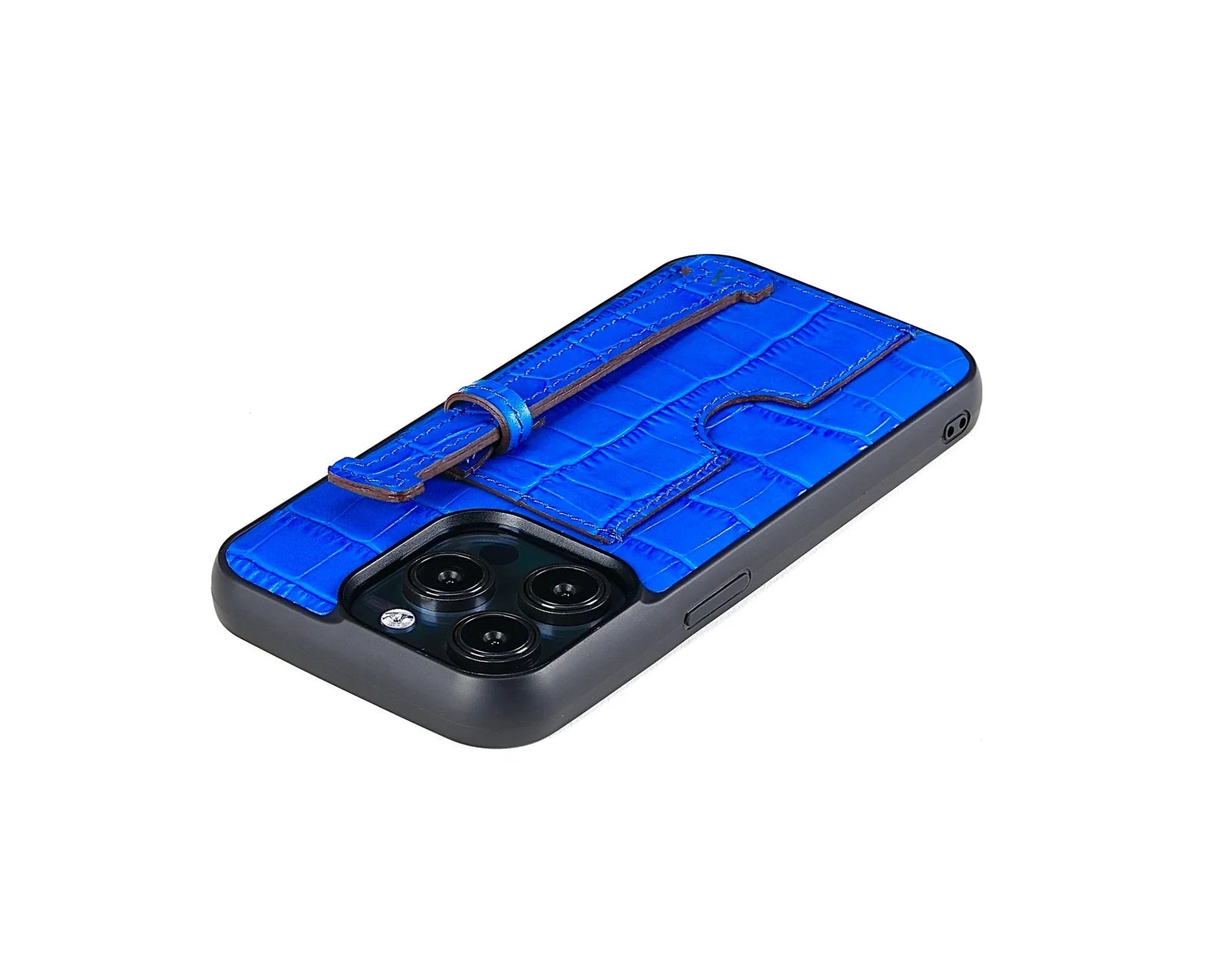 The Leather Card Holder Finger Loop Case