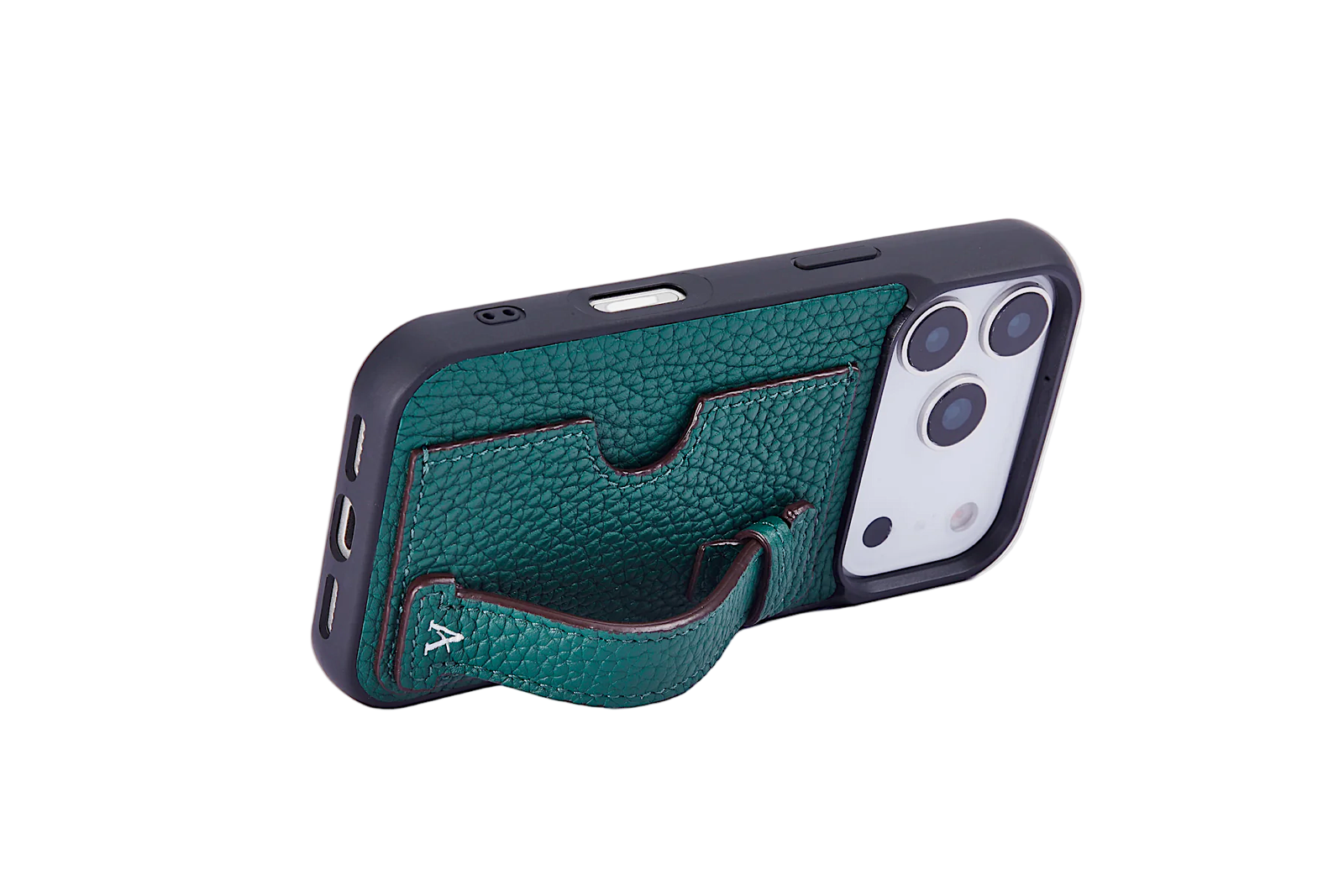 The Leather Card Holder Finger Loop Case