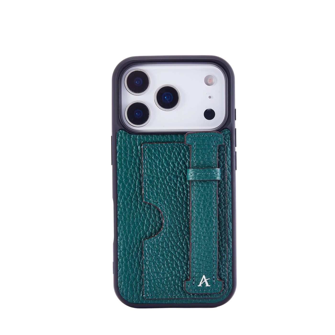 The Leather Card Holder Finger Loop Case