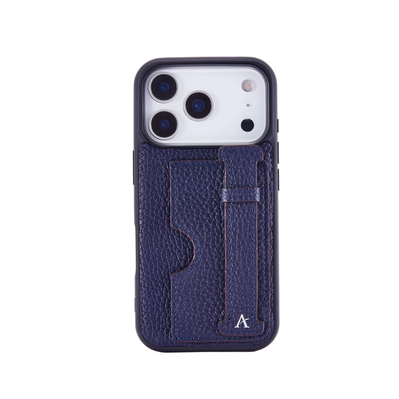 The Leather Card Holder Finger Loop Case