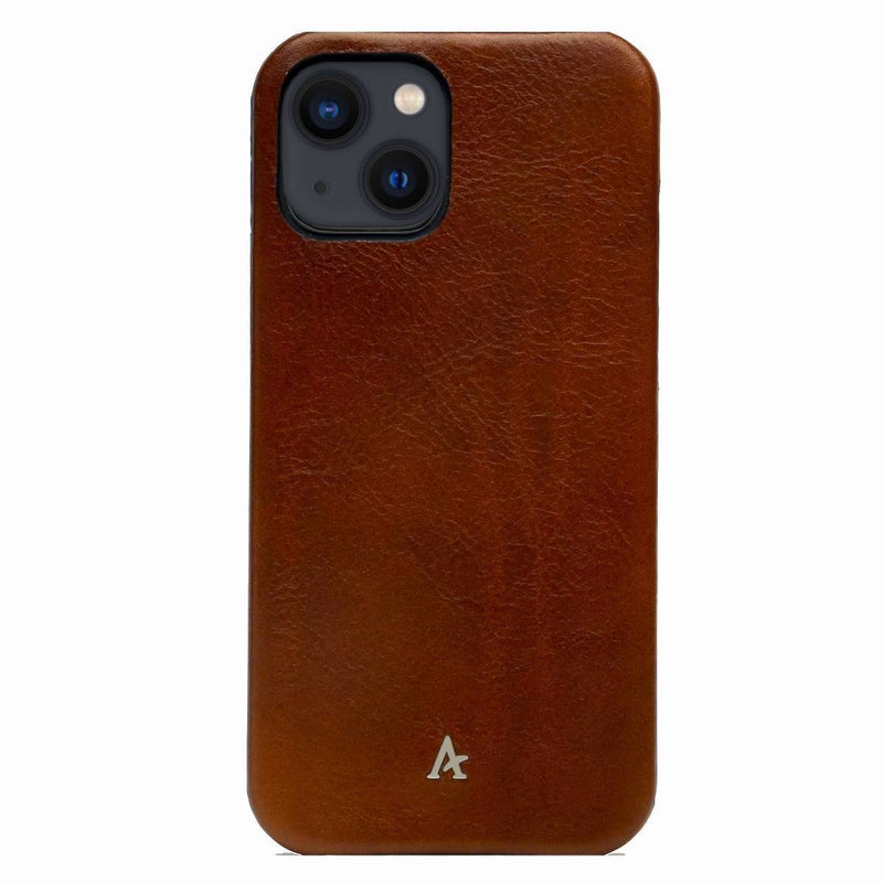 Leather iPhone 13 Ultra Slim Case (Natural) - Affluent