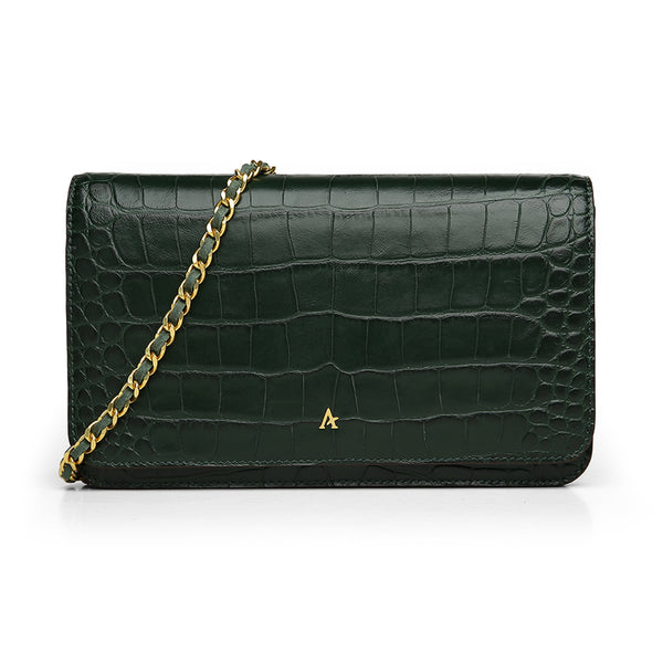 Leather Chain Bag - Affluent