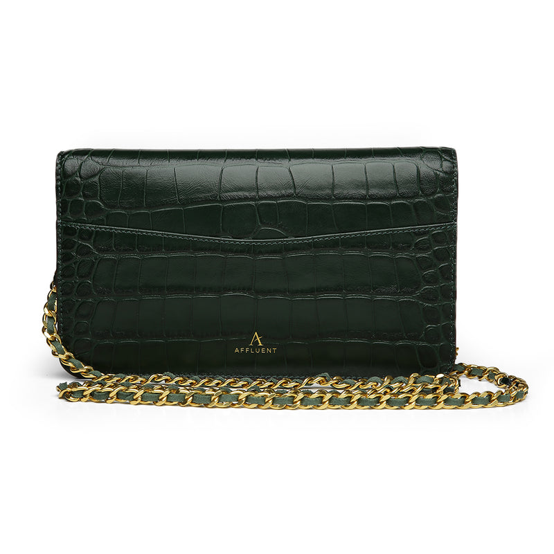 Leather Chain Bag - Affluent