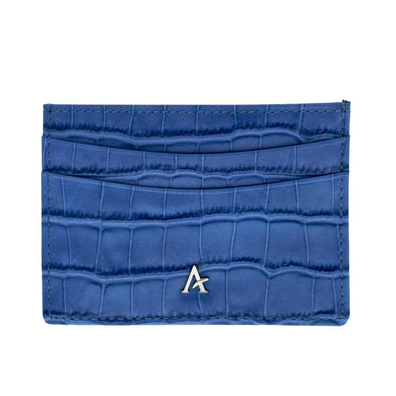 Leather Card Holder (Croc) - Affluent