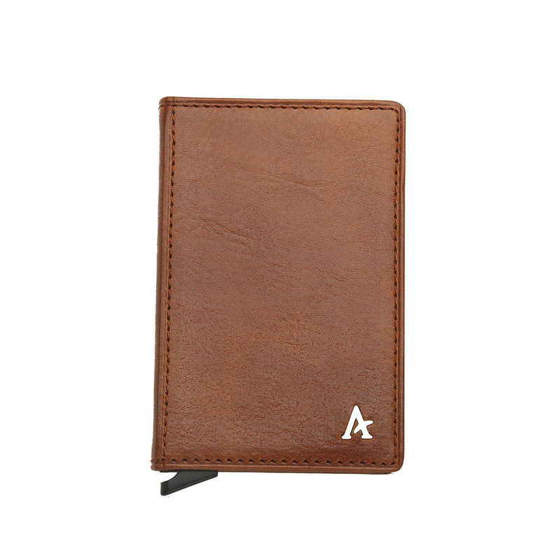 Leather Pop-out Card Holder - Affluent