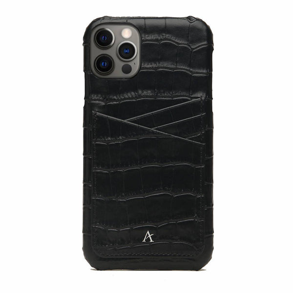 Leather Card Slot iPhone 14 Pro Max Case - Affluent