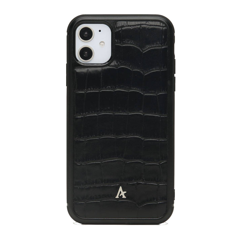 Leather Ultra Protect iPhone 11 Case (Croc) - Affluent