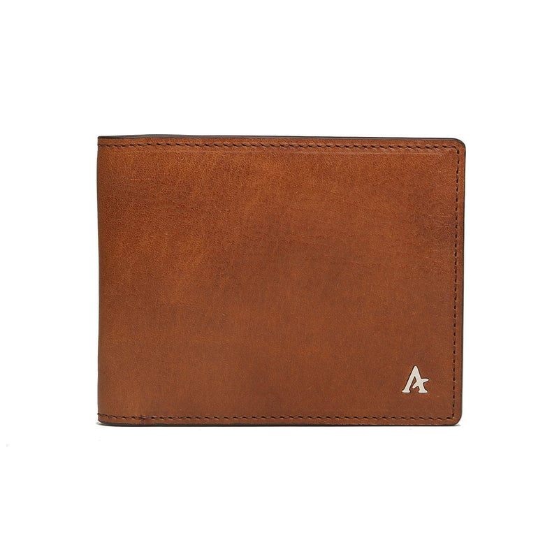 Leather Bi-Fold Wallet (Croc) - Affluent