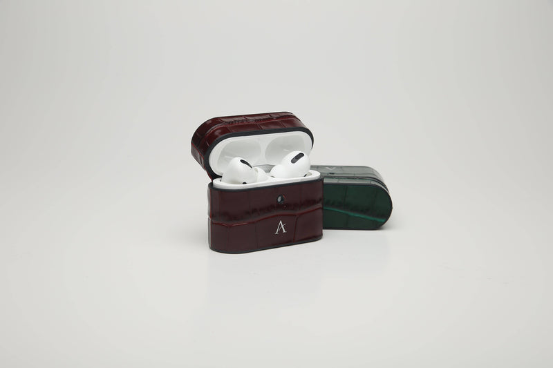 Leather AirPod Pro Case (Croc) - Affluent