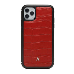 Leather Ultra Protect iPhone 11 Pro Case (Croc) - Affluent