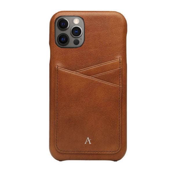 Leather Card Slot iPhone 14 Pro Max Case - Affluent