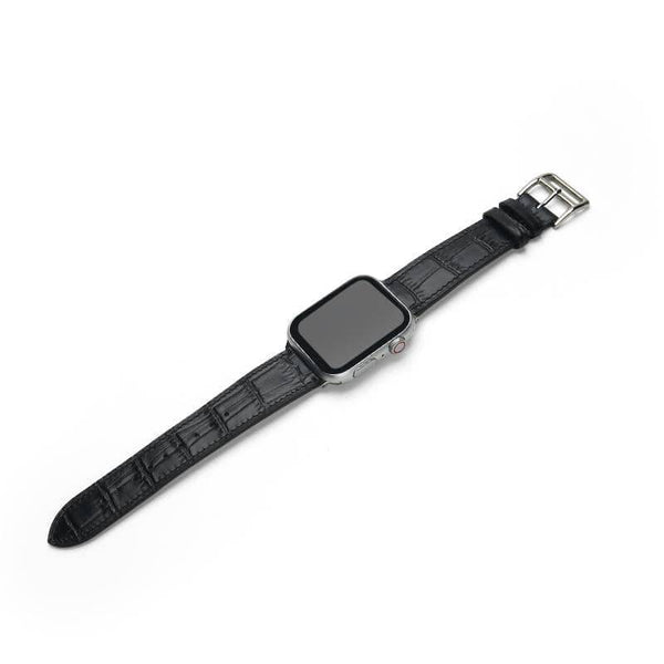 Leather Apple Watch Band (Croc) - Affluent