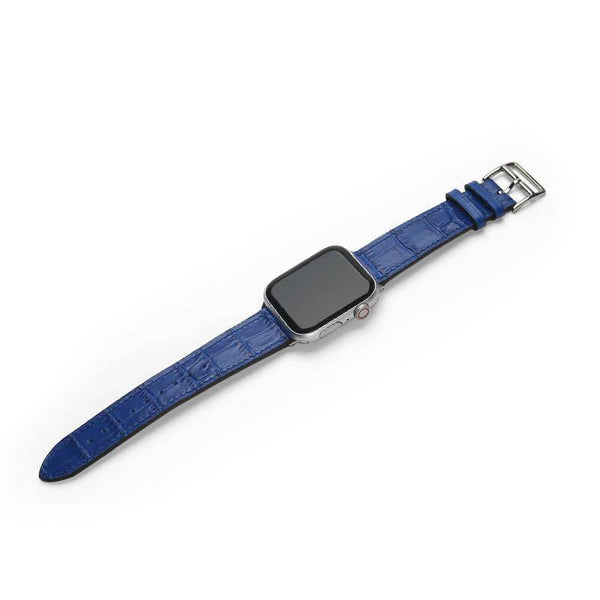 Leather Apple Watch Band (Croc) - Affluent