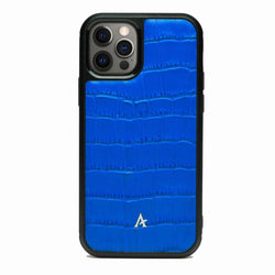 Leather Ultra Protect iPhone 12 Pro Max Case (Croc) - Affluent