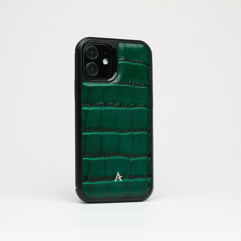 Leather Ultra Protect iPhone 12 Pro Max Case (Croc) - Affluent
