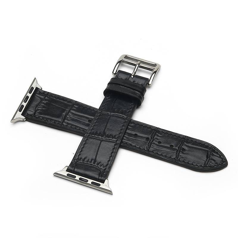 Leather Apple Watch Band (Croc) - Affluent