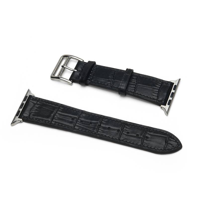 Leather Apple Watch Band (Croc) - Affluent