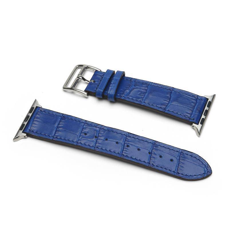 Leather Apple Watch Band (Croc) - Affluent