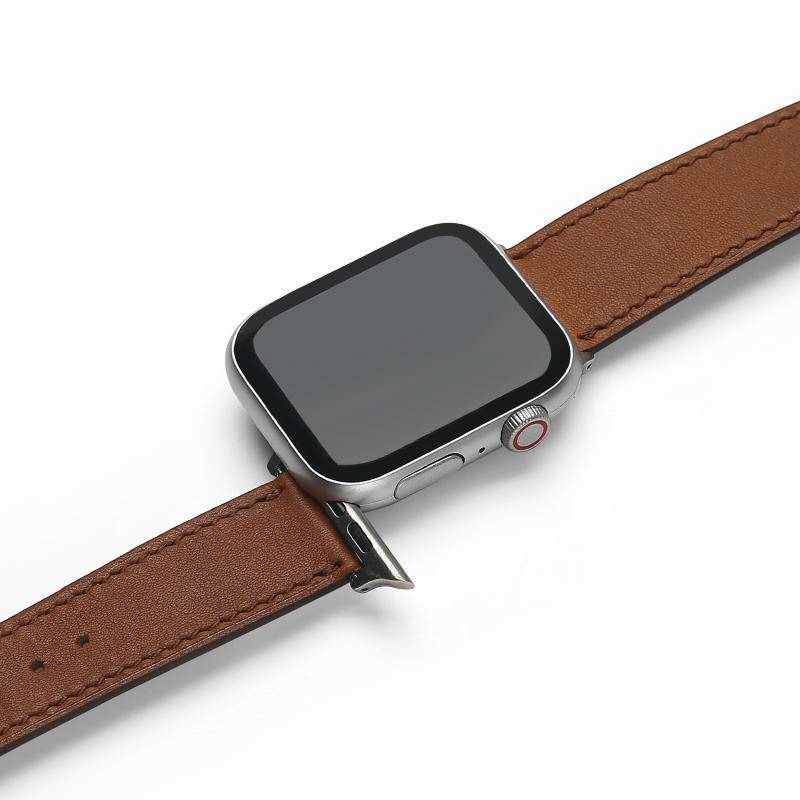 Leather Apple Watch Band (Natural) - Affluent