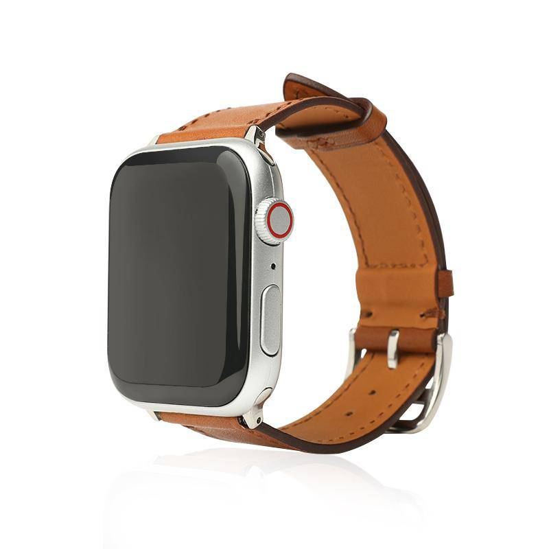 Leather Apple Watch Band (Natural) - Affluent