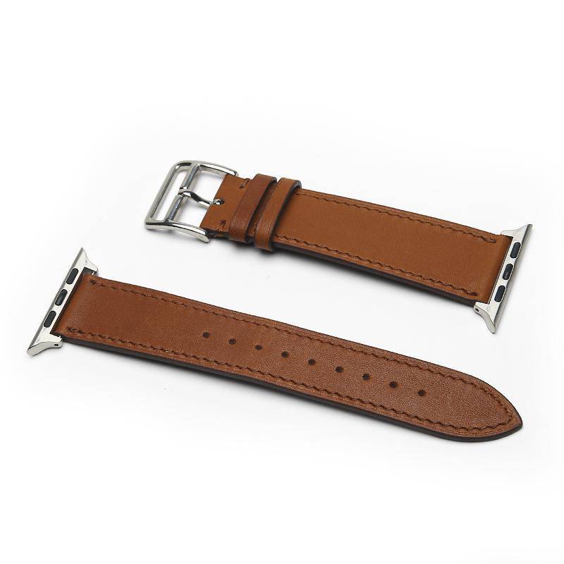 Leather Apple Watch Band (Natural) - Affluent